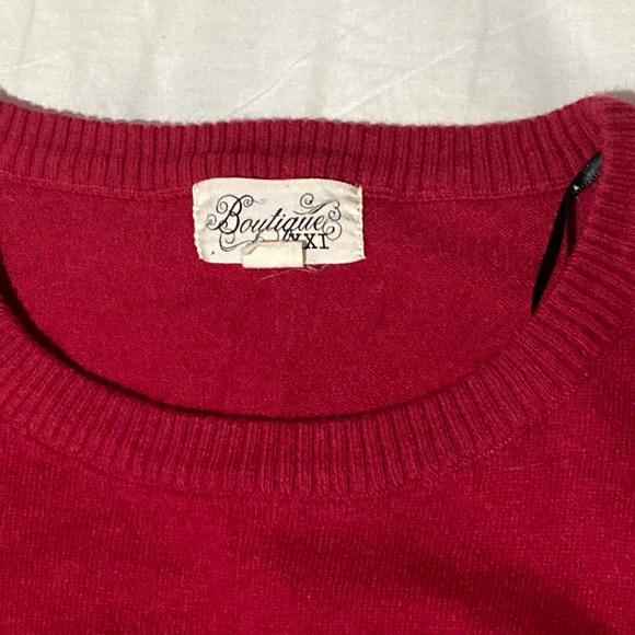 Forever 21 cutout sleeve sweater top - Picture 2 of 4